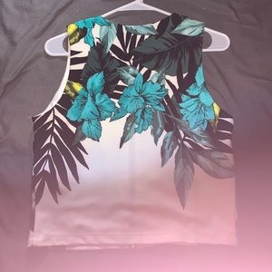 New two piece floral skirt set.